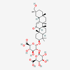 18beta-Olean-12-ene-11-oxo-3beta,30-diol-3-O-beta-D-glucuronopyranosyl(1-2)beta-D-glucuronopyranoside