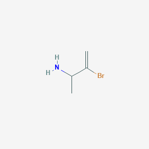 molecular formula C4H8BrN B12808554 3-Bromobut-3-en-2-amine CAS No. 6943-45-9