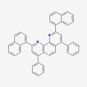 molecular formula C44H28N2 B12808595 2,9-dinaphthalen-1-yl-4,7-diphenyl-1,10-phenanthroline 