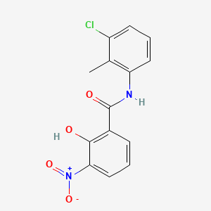 3'-Chloro-2-hydroxy-2'-methyl-3-nitrobenzanilide