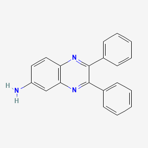 molecular formula C20H15N3 B12808600 2,3-Diphenylquinoxalin-6-amine CAS No. 7466-46-8