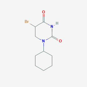 5-Bromo-1-cyclohexyl-1,3-diazinane-2,4-dione