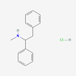 Phenethylamine, N-methyl-alpha-phenyl-, hydrochloride