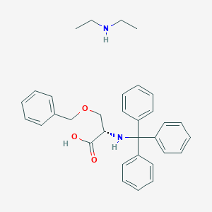 N-ethylethanamine;(2S)-3-phenylmethoxy-2-(tritylamino)propanoic acid