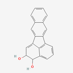 molecular formula C20H14O2 B12808683 2,3-Dihydro-2,3-dihydroxybenzo(k)fluoranthene CAS No. 112575-92-5