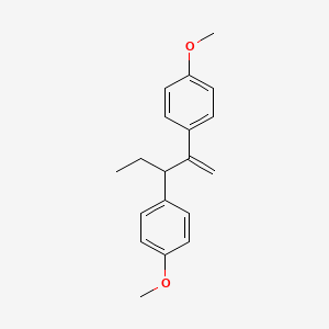 1-(1-Ethyl-2-(4-methoxyphenyl)-2-propenyl)-4-methoxybenzene