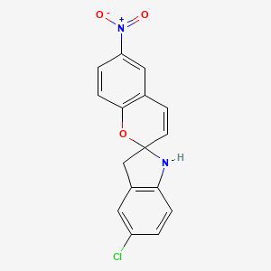 5'-Chloro-6-nitro-1',3'-dihydrospiro[chromene-2,2'-indole]