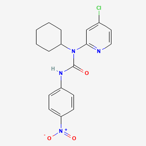 N-(4-Chloro-2-pyridinyl)-N-cyclohexyl-N'-(4-(hydroxy(oxido)amino)phenyl)urea