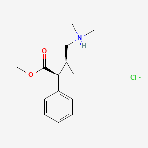 (Z)-2-((Dimethylamino)methyl)-1-phenylcyclopropanecarboxylic acid methyl ester hydrochloride