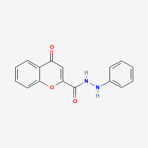 4-oxo-N'-phenylchromene-2-carbohydrazide