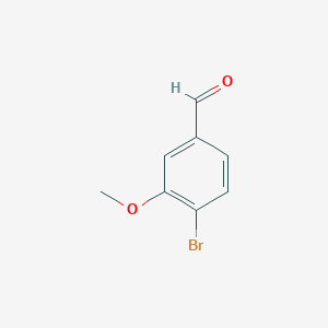 molecular formula C8H7BrO2 B1280885 4-溴-3-甲氧基苯甲醛 CAS No. 43192-34-3
