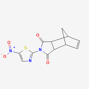 4-(5-Nitro-1,3-thiazol-2-yl)-4-azatricyclo[5.2.1.02,6]dec-8-ene-3,5-dione