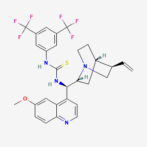 1-(3,5-Bis(trifluoromethyl)phenyl)-3-((1R)-(6-methoxyquinolin-4-yl)((2R,4S,5R)-5-vinylquinuclidin-2-yl)methyl)thiourea