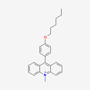 molecular formula C26H28NO+ B12808931 Phenacridane CAS No. 119415-26-8