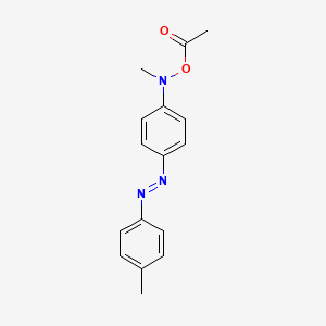 Benzenamine, N-(acetyloxy)-N-methyl-4-((4-methylphenyl)azo)-