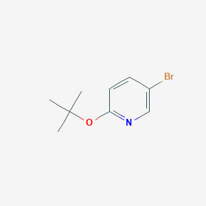 molecular formula C9H12BrNO B1280900 5-溴-2-(叔丁氧基)吡啶 CAS No. 850495-91-9