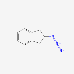 molecular formula C9H9N3 B1280902 2-azido-2,3-dihydro-1H-indene CAS No. 180260-72-4