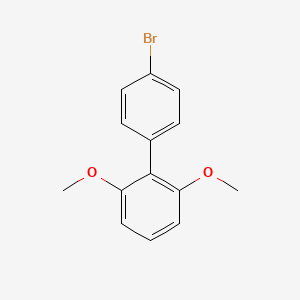 molecular formula C14H13BrO2 B1280904 4'-溴-2,6-二甲氧基-1,1'-联苯 CAS No. 168849-77-2