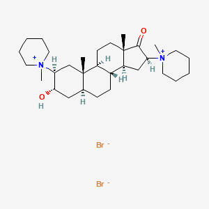 5-alpha-Androstan-17-one, 2-beta,16-beta-dipipecolinio-3-alpha-hydroxy-, dibromide