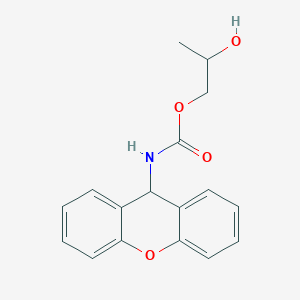 2-hydroxypropyl N-(9H-xanthen-9-yl)carbamate