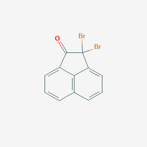 molecular formula C12H6Br2O B12809102 2,2-Dibromoacenaphthylen-1(2h)-one CAS No. 2008-76-6