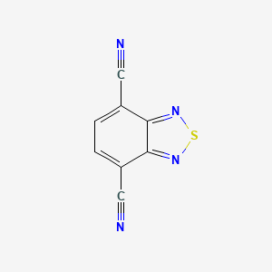molecular formula C8H2N4S B1280911 2,1,3-苯并噻二唑-4,7-二腈 CAS No. 20138-79-8