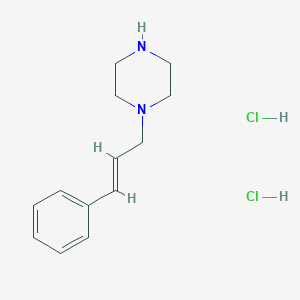 molecular formula C13H20Cl2N2 B1280912 1-[(2E)-3-phenylprop-2-en-1-yl]piperazine dihydrochloride CAS No. 88185-31-3