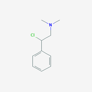 molecular formula C10H14ClN B12809152 2-chloro-N,N-dimethyl-2-phenylethanamine CAS No. 6407-17-6