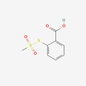 2-((Methyl(dioxido)sulfanyl)thio)benzoic acid