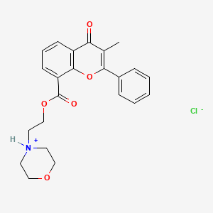 Morpholinoethyl 3-methylflavone-8-carboxylate hydrochloride