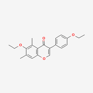 6-Ethoxy-3-(4-ethoxyphenyl)-5,7-dimethyl-4H-chromen-4-one