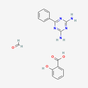 molecular formula C17H17N5O4 B12809261 Einecs 290-781-6 CAS No. 90219-00-4