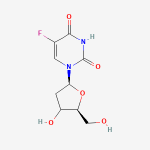 5-fluoro-1-[(2S,5S)-4-hydroxy-5-(hydroxymethyl)oxolan-2-yl]pyrimidine-2,4-dione