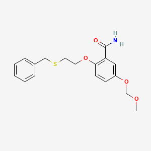 Benzamide, 2-(2-(benzylthio)ethoxy)-5-(methoxymethoxy)-