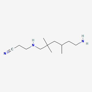 Propanenitrile, 3-((6-amino-2,2,4-trimethylhexyl)amino)-