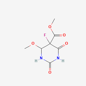 Methyl 5-fluoro-4-methoxy-2,6-dioxohexahydro-5-pyrimidinecarboxylate