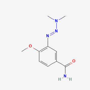 3-(3,3-Dimethyl-1-triazenyl)-4-methoxybenzamide