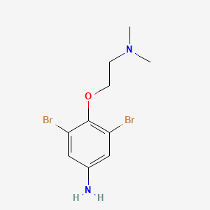 3,5-Dibromo-4-(2-(dimethylamino)ethoxy)benzenamine