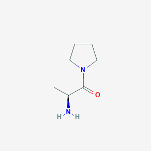 molecular formula C7H14N2O B1280961 (S)-2-氨基-1-(吡咯烷-1-基)丙酮 CAS No. 56384-04-4