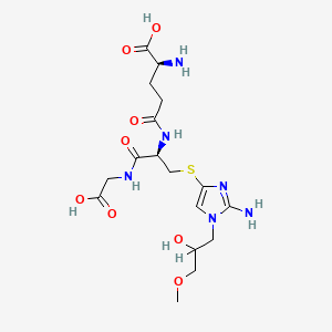 1-(2-Amino-(4-glutathion-S-yl)-1-imidazolyl)-3-methoxypropanol