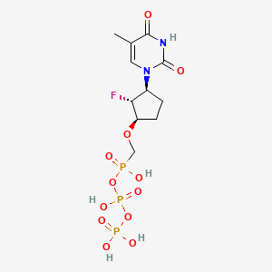 3'-Diphosphoryl-phosphonate-2'-fluorocyclopentylthymine