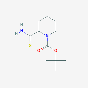 molecular formula C11H20N2O2S B1280968 叔丁基 2-碳氨基硫代哌啶-1-羧酸酯 CAS No. 569348-09-0