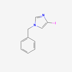 molecular formula C10H9IN2 B1280973 1-苄基-4-碘咪唑 CAS No. 536760-32-4