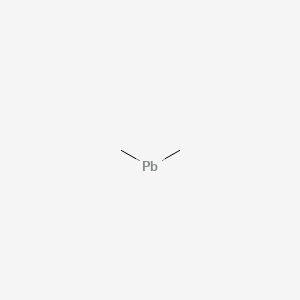 molecular formula C2H6Pb B12809758 Plumbane, dimethyl- CAS No. 21774-13-0