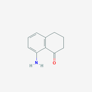 molecular formula C10H11NO B1280976 8-氨基-1-萘酮 CAS No. 210346-49-9