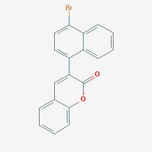 3-(4-Bromonaphthalen-1-yl)chromen-2-one