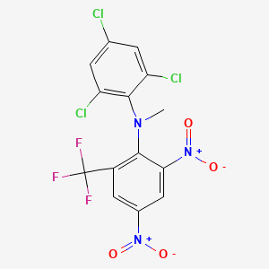 N-Methyl-2,4-dinitro-N-(2,4,6-trichlorophenyl)-6-(trifluoromethyl)aniline