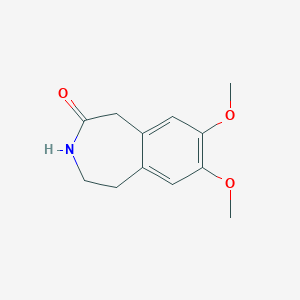 B1280984 7,8-Dimethoxy-1,3,4,5-tetrahydrobenzo[D]azepin-2-one CAS No. 20925-64-8