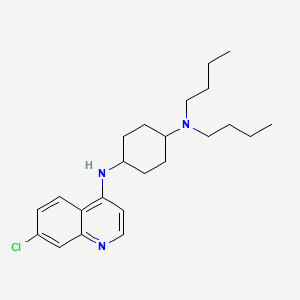 N(1),N(1)-Dibutyl-N(4)-(7-chloro-4-quinolinyl)-1,4-cyclohexanediamine