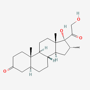 Pregnane-3,20-dione, 17,21-dihydroxy-16-methyl-, (5alpha,16alpha)-